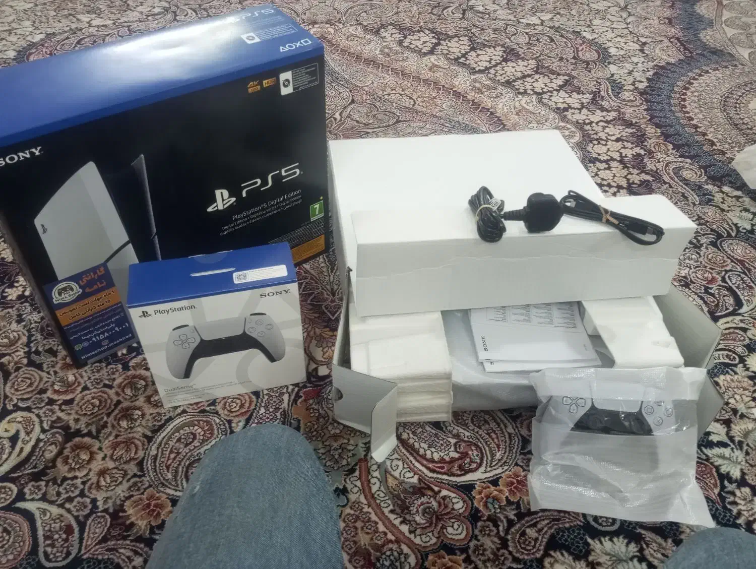 ps5اسلیم یک ترابایت آکبند و پلمپ|کنسول، بازی ویدئویی و آنلاین|مشهد, شهید مطهری|دیوار