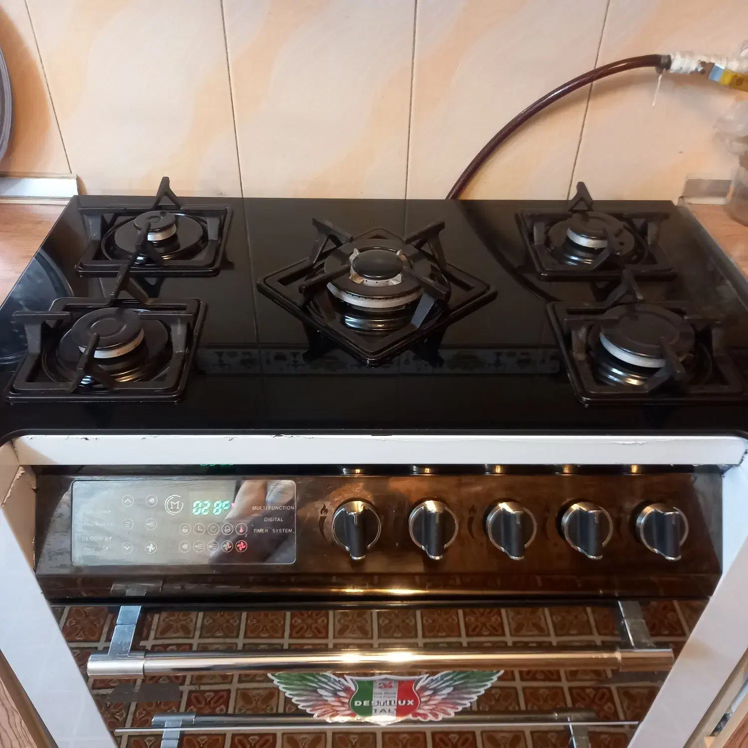 گاز۵شعله تمیز سالم|اجاق گاز و لوازم برقی پخت‌وپز|قاسم‌آباد (خواف), |دیوار