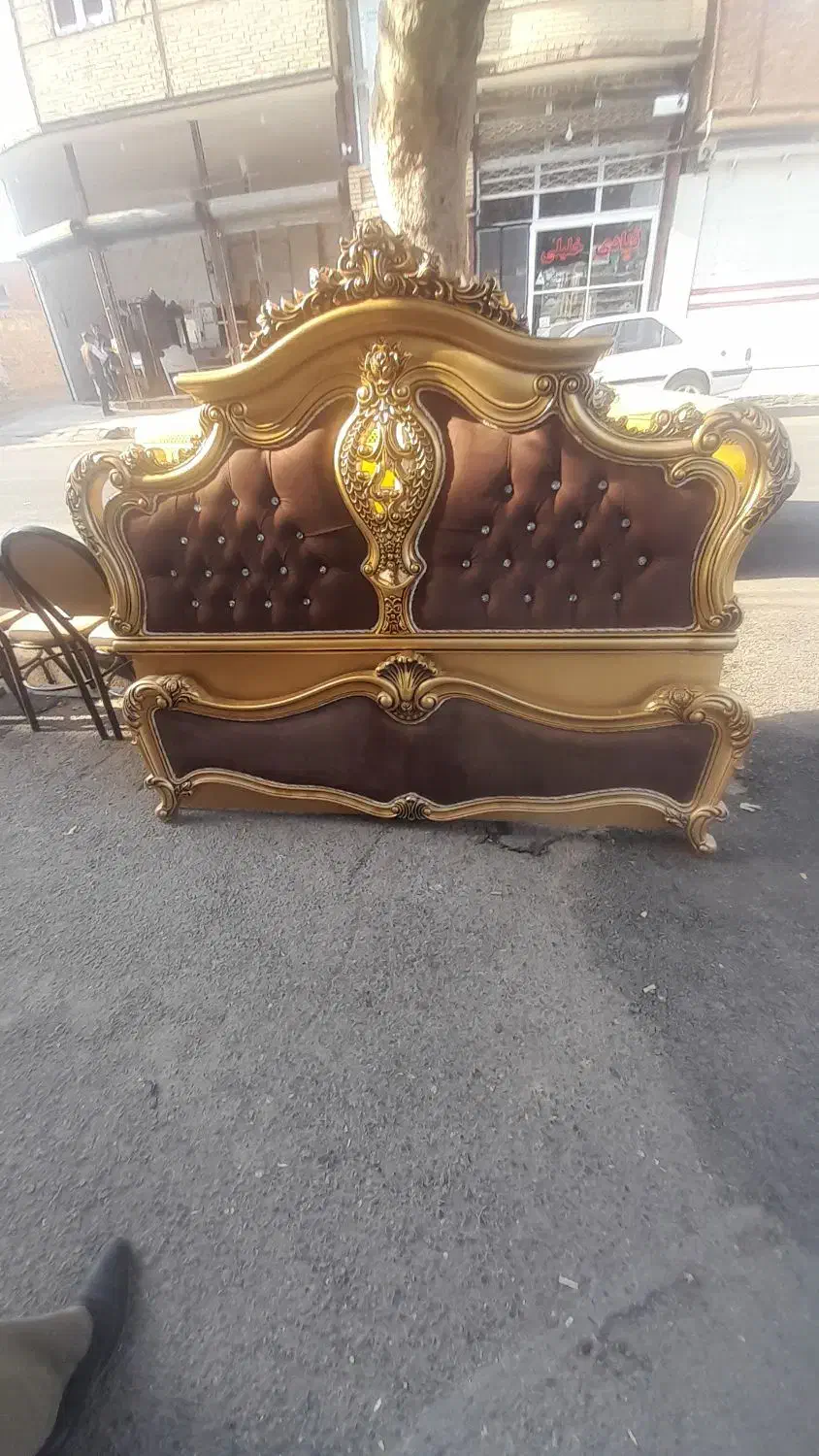 تخت خواب نوع مناسب جهازیه|تخت و سرویس خواب|خوی, |دیوار