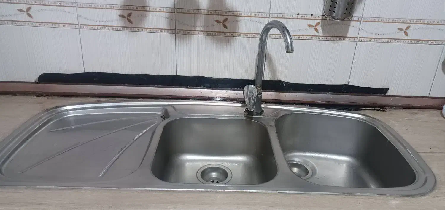 سینک ضد خش و شیر اب|آب‌چکان و نظم‌دهنده ظروف|تهران, شهرک طالقانی|دیوار