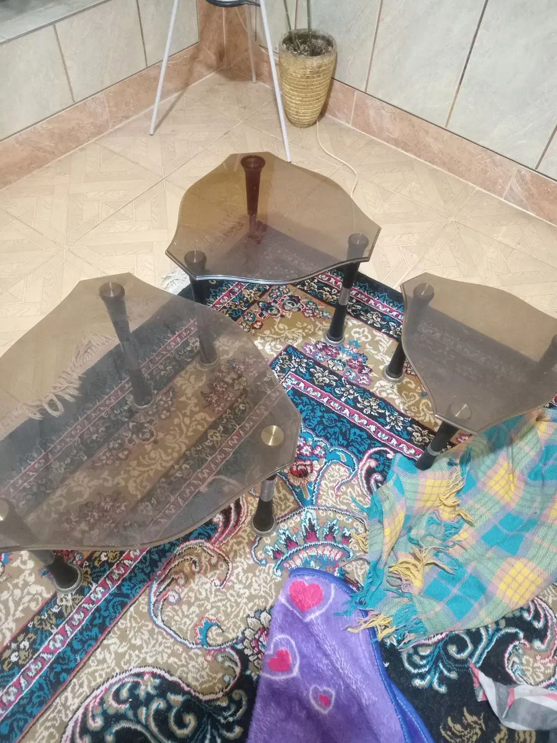 میز عسلی|مبلمان خانگی و میز عسلی|رفسنجان, |دیوار