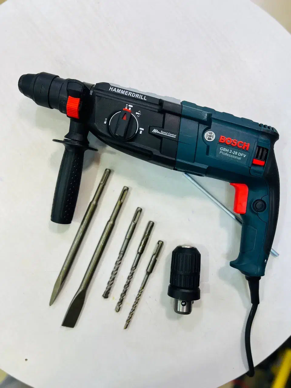 دریل بتن کن ۳ کاره بوش مدل 28-2 بالوازم کامل اکبند|ماشینآلات صنعتی|فردیس, فردیس|دیوار