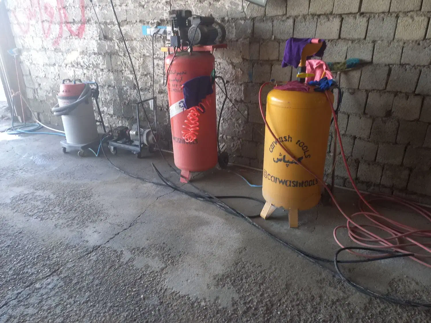 وسایل کامل کارواش|ابزارآلات|دیواندره, |دیوار