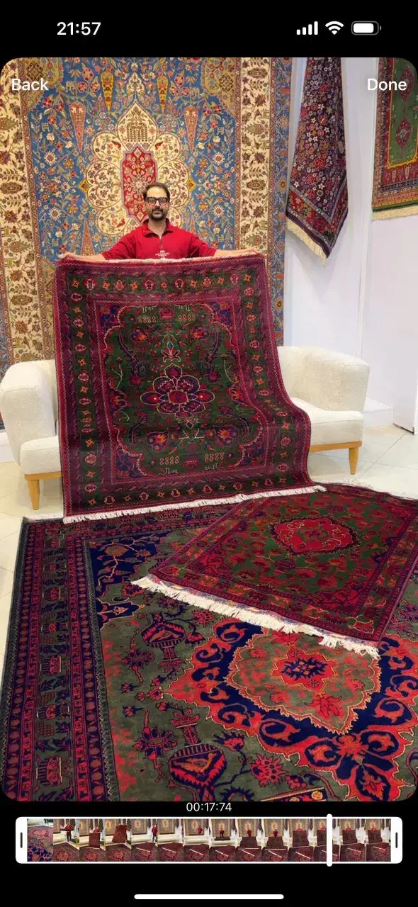 سه تخته فرش دستبافت ست تمام کرک/اقساط|فرش|مشهد, احمدآباد|دیوار