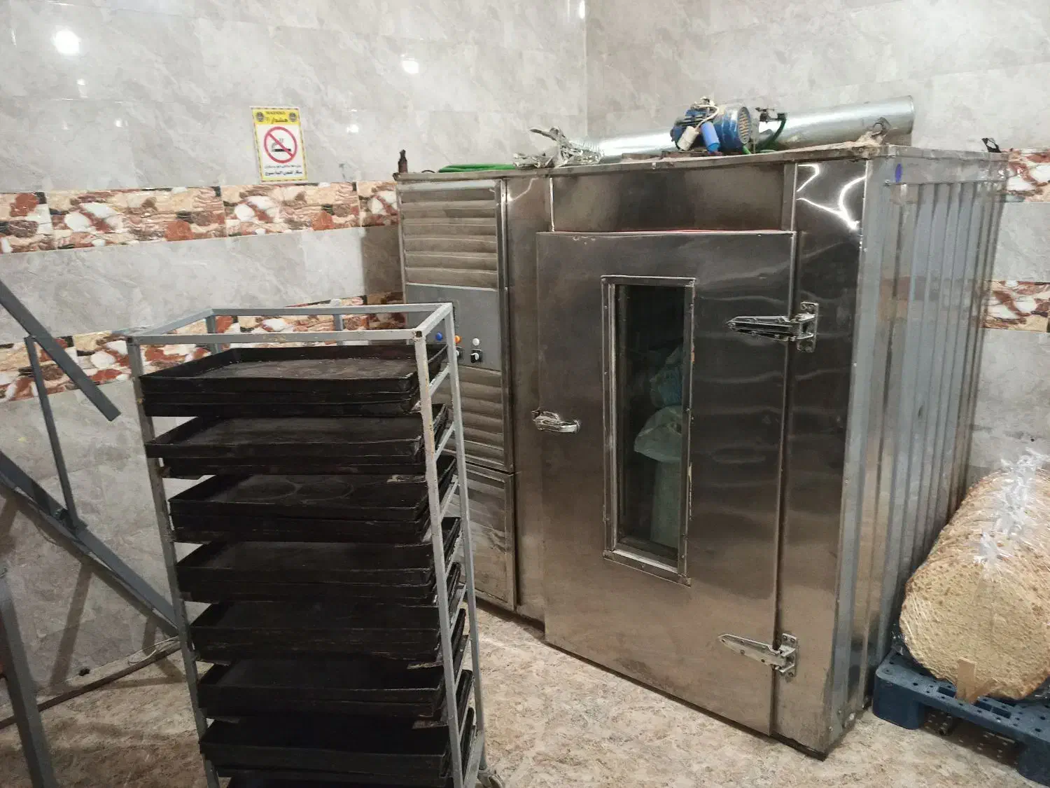 فر خشکه پزی|ماشینآلات صنعتی|هشتگرد, شهرک بعثت|دیوار