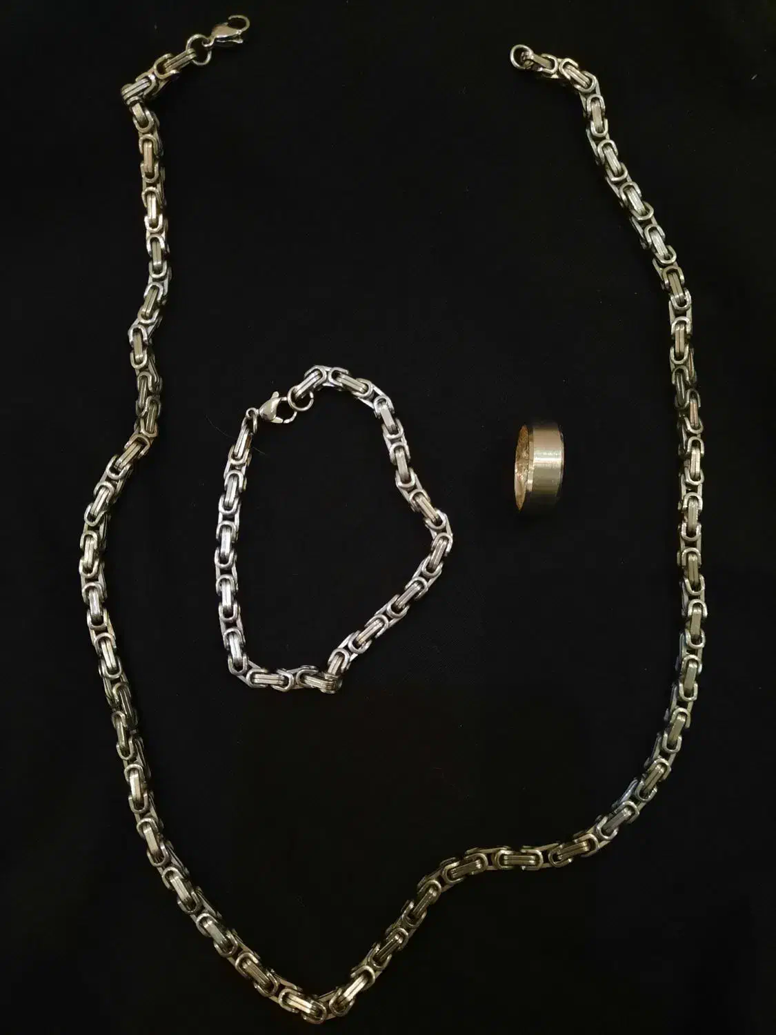 ست دستبند و گردنبند مردانه|بدلیجات|اردبیل, |دیوار