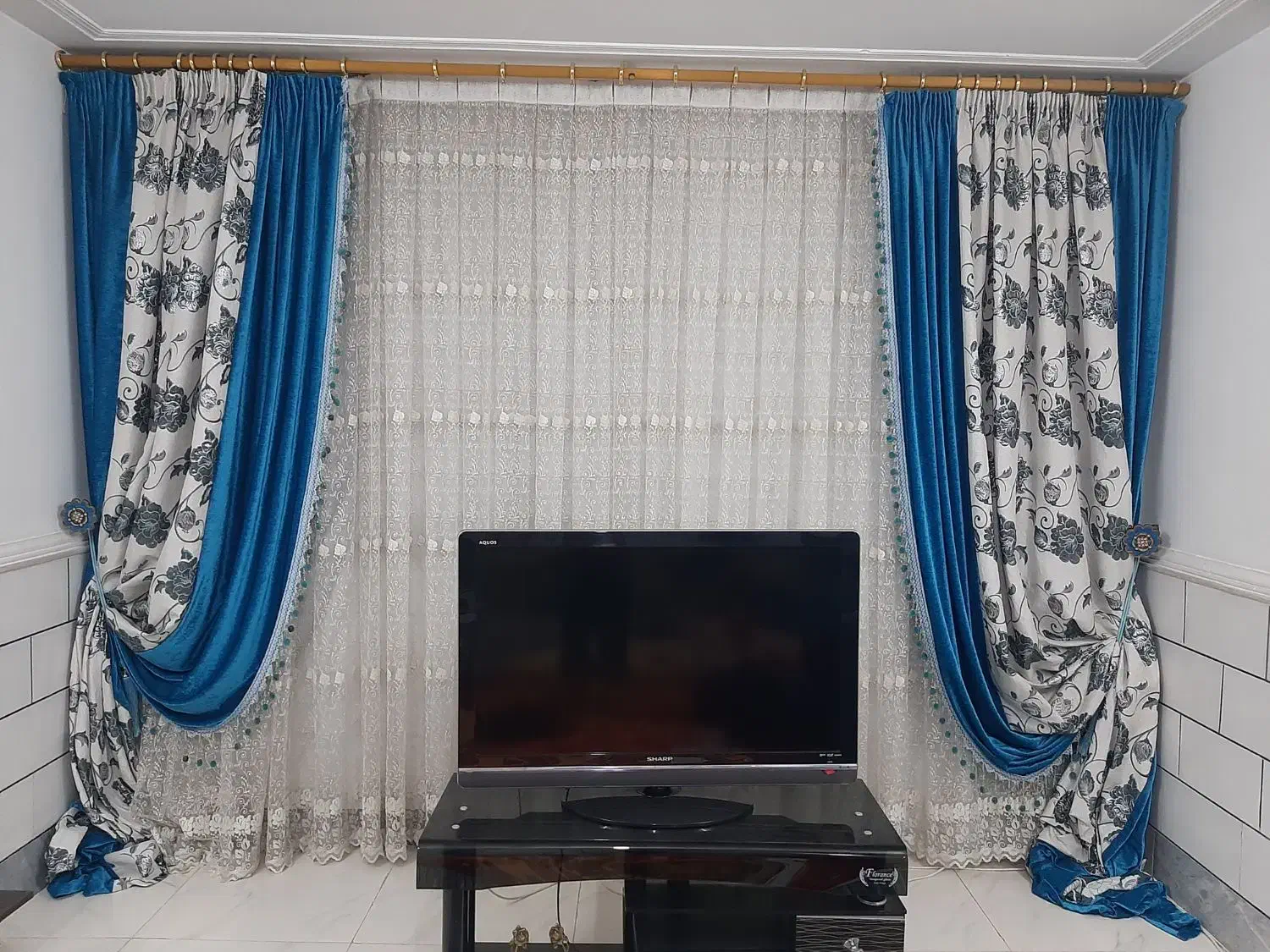 پرده پذیرایی|پرده، رانر، رومیزی|ساوه, |دیوار