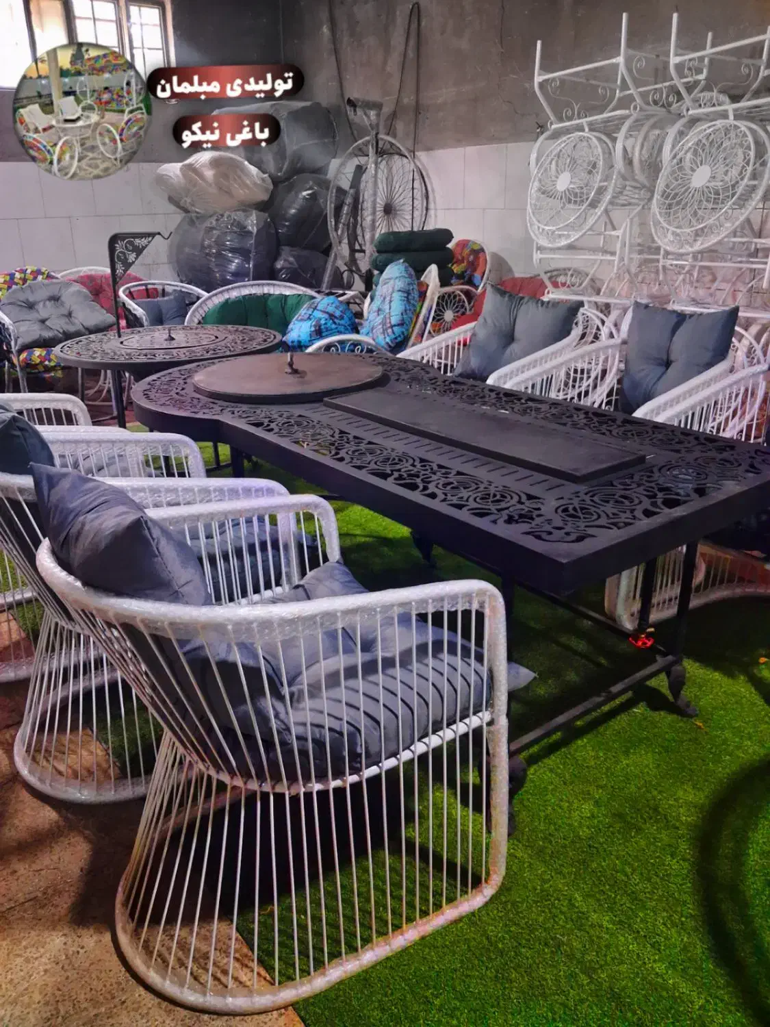 صندلی باغی/صندلی کافه رستوران /مدل آماتیس|صندلی و نیمکت|ساری, |دیوار