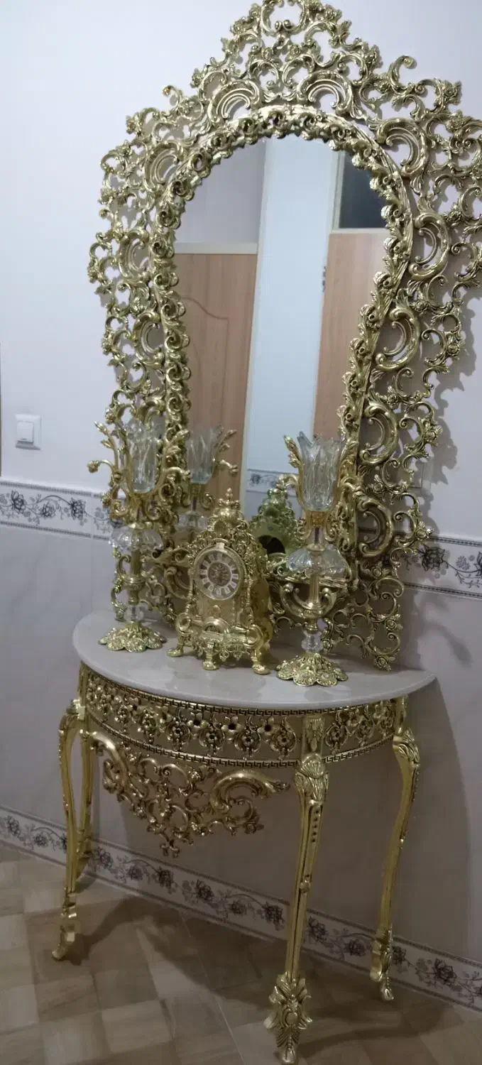 آینه وکنسول|بوفه، ویترین، کنسول|کنگاور, |دیوار