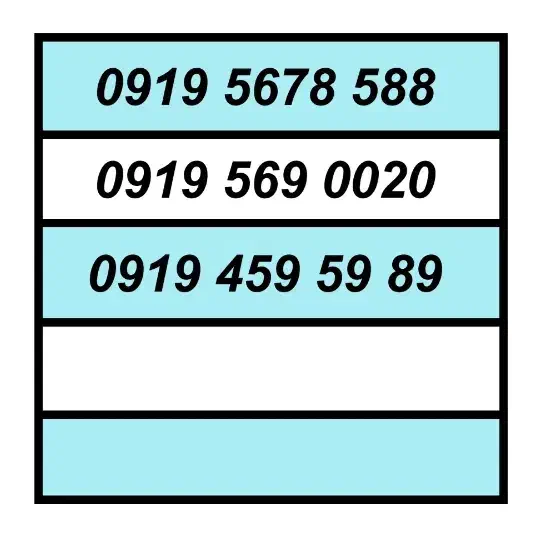 0919.52339|سیم‌کارت|کرج, عظیمیه|دیوار