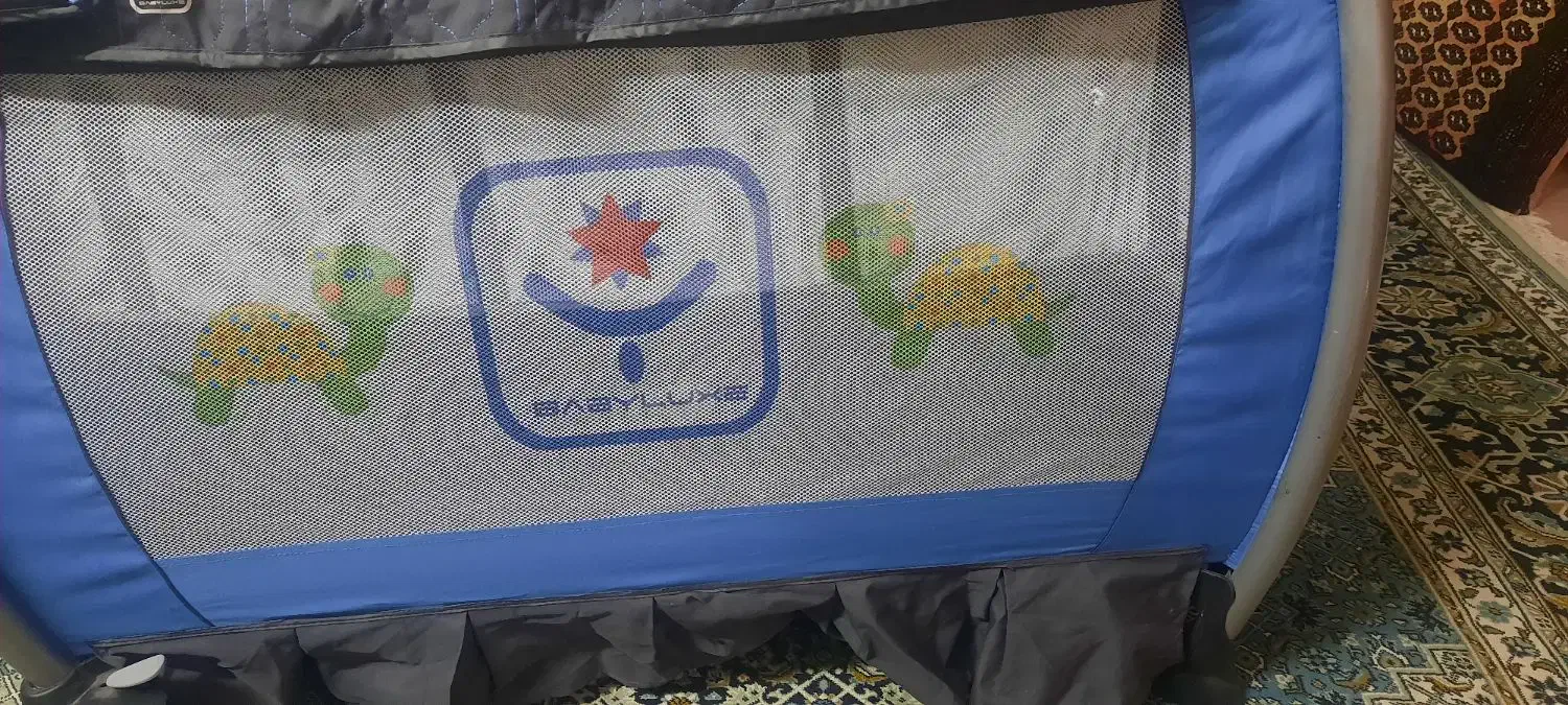 تخت پارک بیبی لوکس|تخت و صندلی بچه|قائم‌شهر, |دیوار