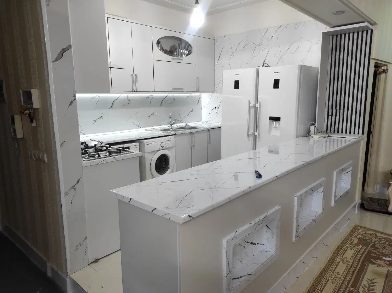 نصب برچسب کابینت تضمینی قیمت مناسب|مصالح و تجهیزات ساختمان|قم, پردیسان|دیوار