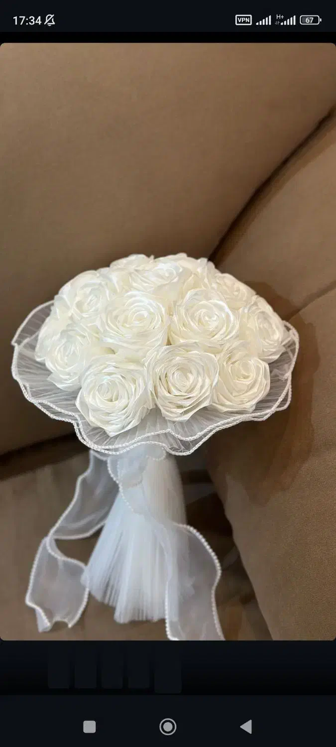 گل ارایی پول وگل روبانی موندگار|گل مصنوعی|رامشیر, |دیوار