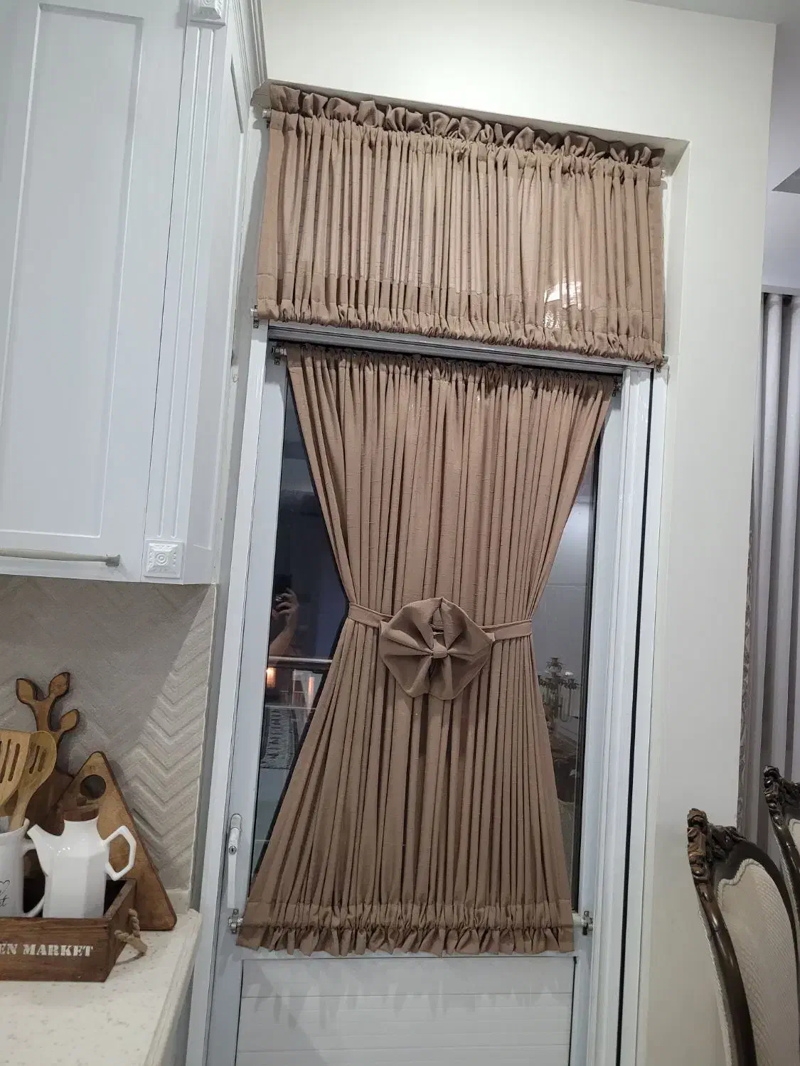 پرده درب تراس|پرده، رانر، رومیزی|تهران, تهرانسر مرکزی|دیوار