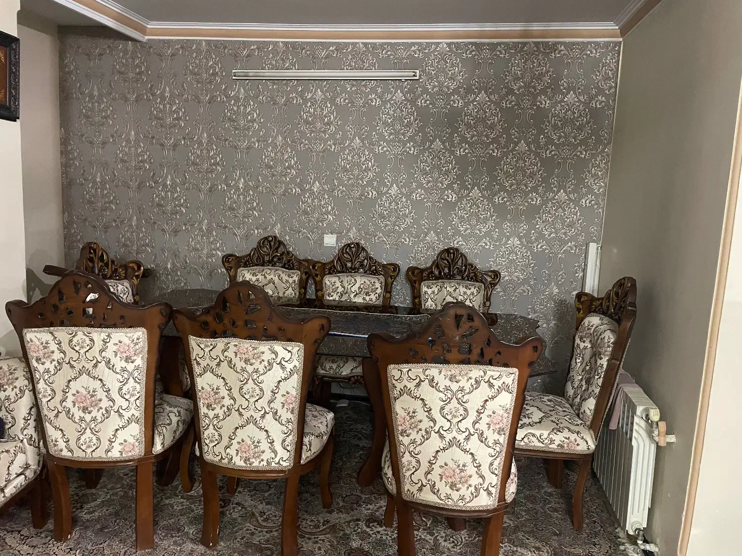 میز ناهار خوری ۸نفره|میز و صندلی غذاخوری|تهران, تهرانسر شمالی|دیوار