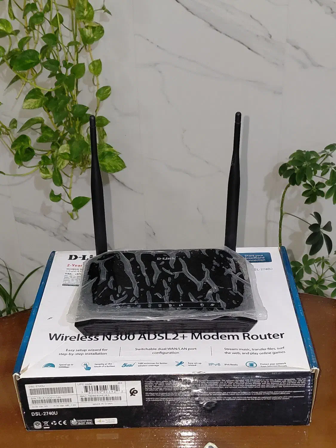 Dlink 2740u دو آنتنه|مودم و تجهیزات شبکه|کرمانشاه, |دیوار