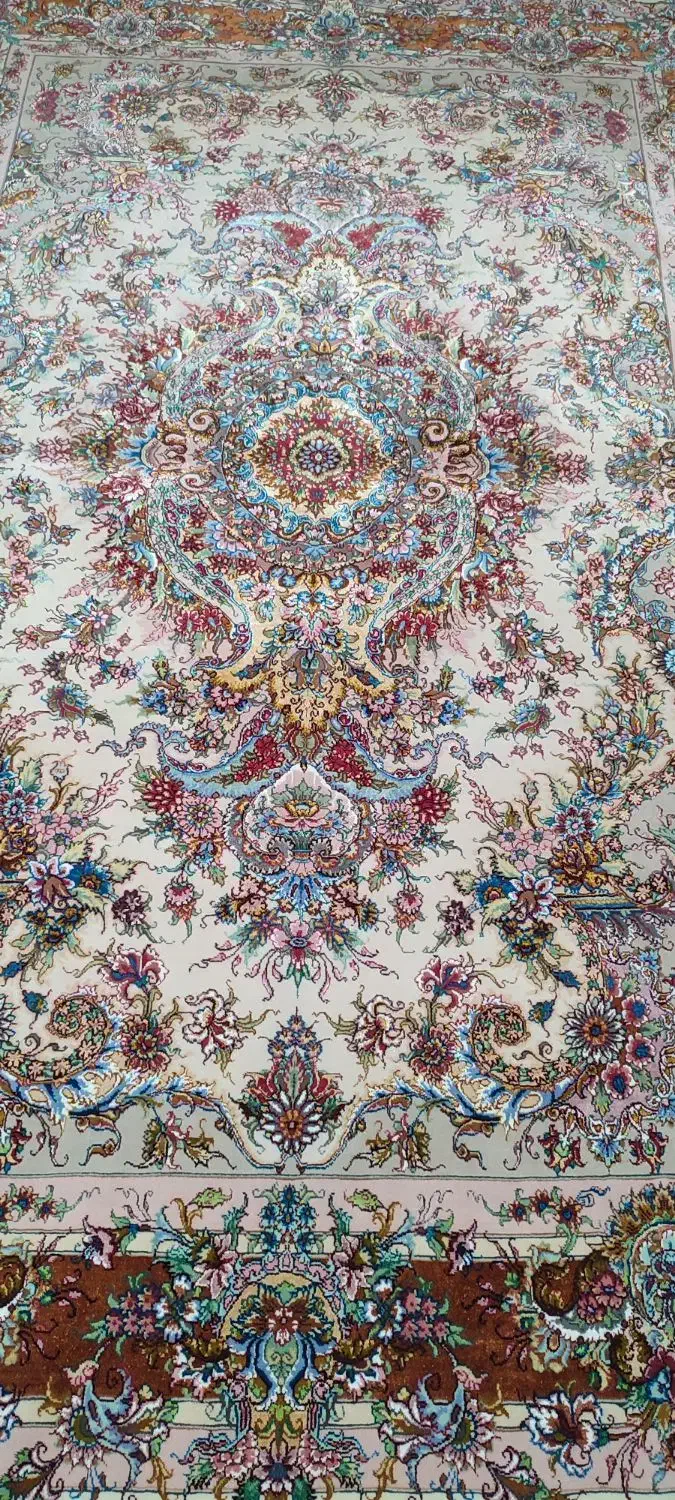 فرش دستبافت 6 متری تبریز طرح خطیبی|فرش|اراک, |دیوار