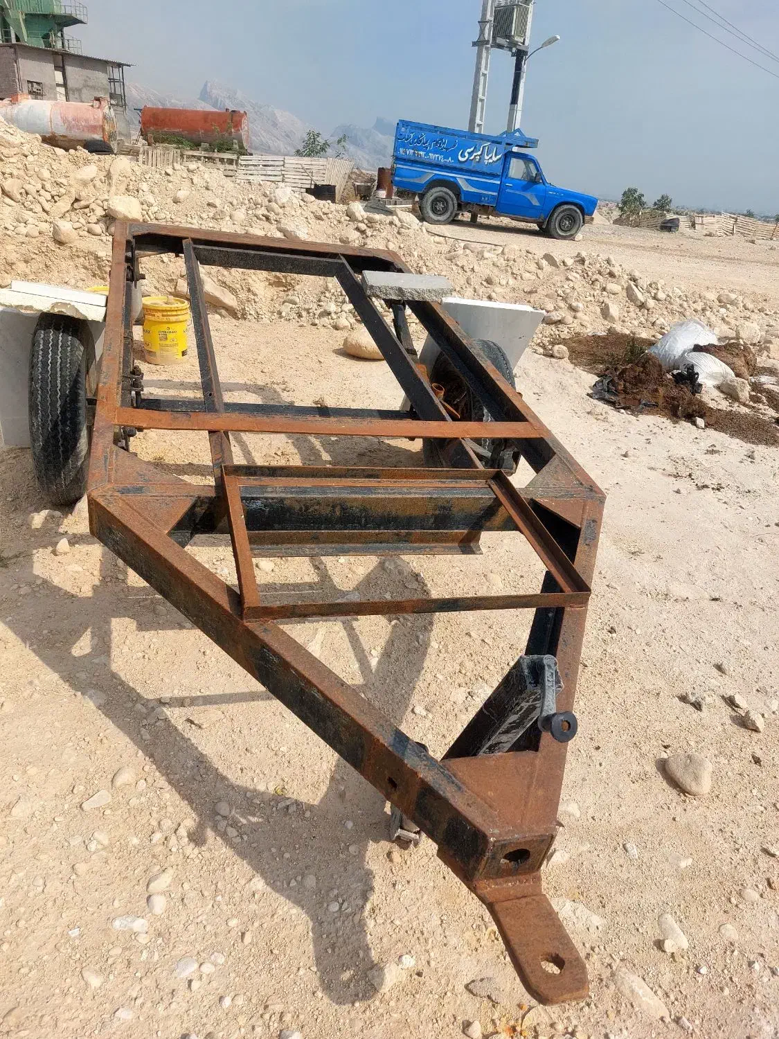 فروش شاسی دو چرخ تانکر آب در حد نو|مصالح و تجهیزات ساختمان|بندر کنگان, |دیوار