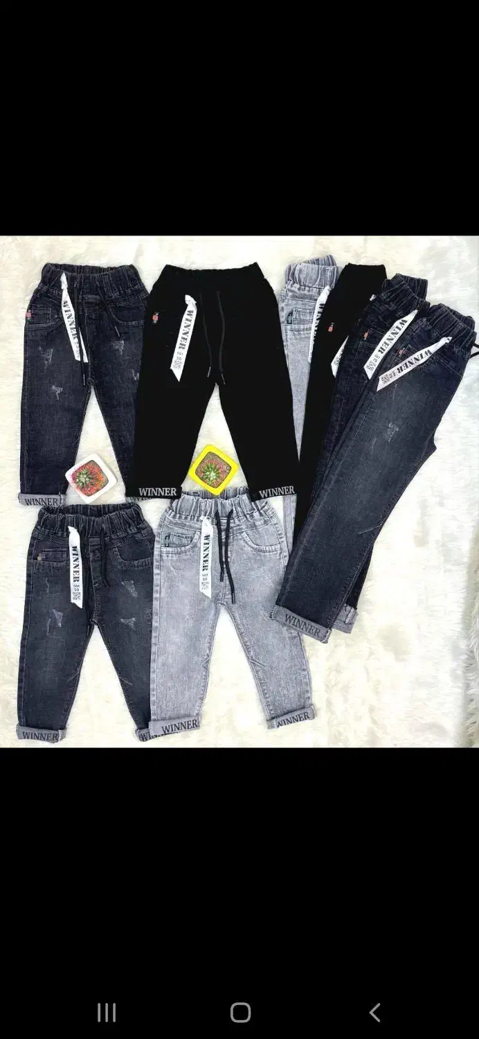 شلوار جین پارچه پر بچگانه سایز ۵۰ تا ۱۰۵ رباط کریم|کفش و لباس بچه|رباط‌کریم, رباط‌کریم|دیوار