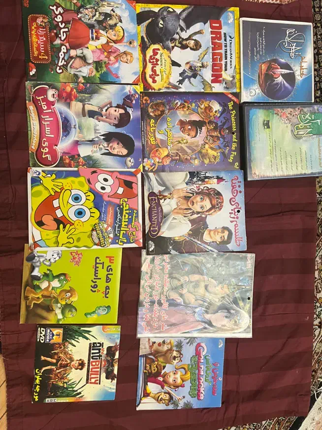چند عدد DVD قدیمی کارتون و فیلم|فیلم و موسیقی|ارومیه, |دیوار