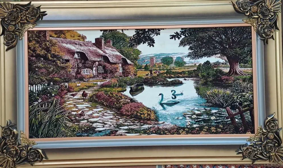 تابلو فرش منظره|تابلو فرش|مشهد, شهید مطهری|دیوار