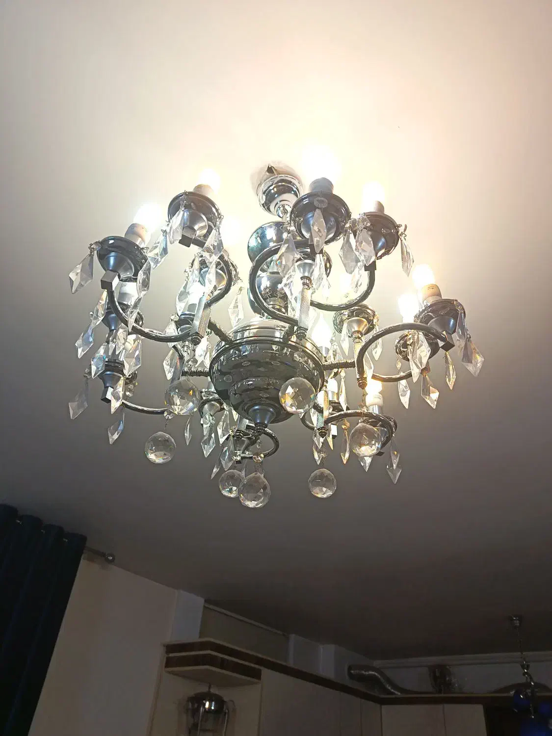 لوستر|لوستر و چراغ آویز|اراک, |دیوار