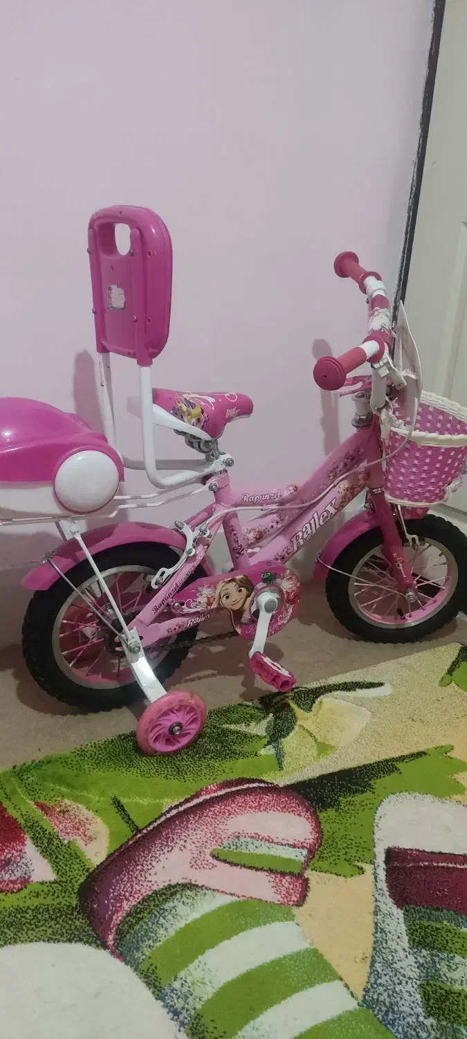 دوچرخه دخترانه سایز۱۲|دوچرخه، اسکیت، اسکوتر|میانه, |دیوار