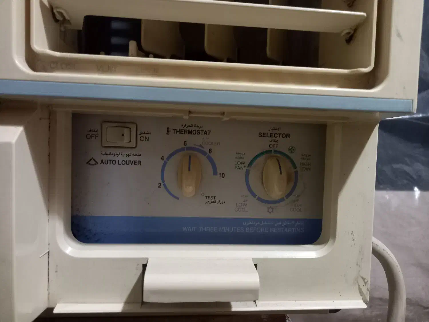 کولر پنجره ای توشیبا اصل ژاپن|کولر گازی و فن‌کوئل|رشت, استقامت ۲|دیوار