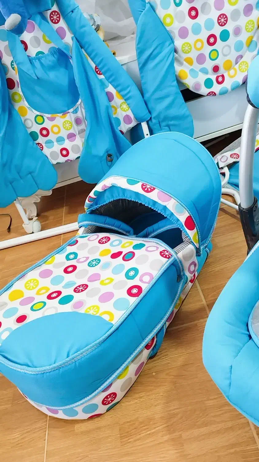 ست کالسکه کیسه خواب ،کریر،ساک و گهواره کودک|کالسکه و لوازم جانبی|هندیجان, |دیوار