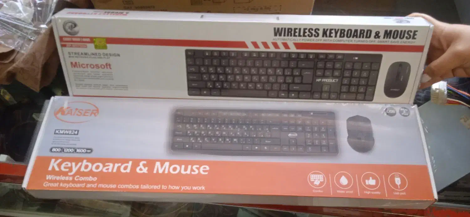 پک کیبورد و موس وایرلس|قطعات و لوازم جانبی رایانه|تهران, قنات‌کوثر|دیوار