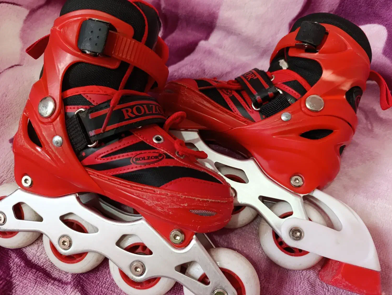 کفش اسکیت مارک ROLROZ ژاپنی سایز ۳۰ تا ۳۳ در حد نو|دوچرخه، اسکیت، اسکوتر|جم, |دیوار