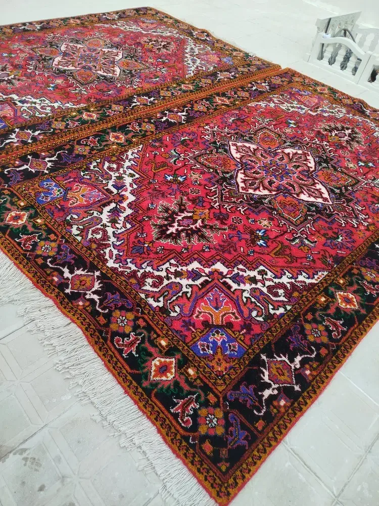 یک جفت فرش دستباف نو هریس نقشه|فرش|تبریز, |دیوار