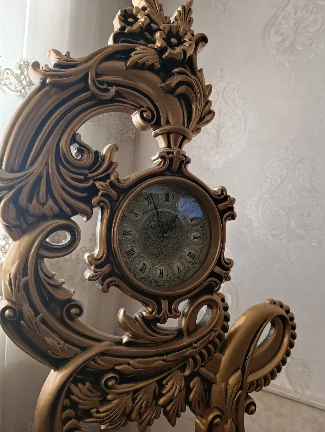 ساعت ایستاده جنس چوب|ساعت دیواری و تزئینی|قم, فرهنگیان و شهربانی|دیوار