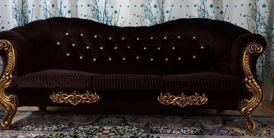 مبل‌هفت‌نفره|مبلمان خانگی و میز عسلی|مینودشت, |دیوار