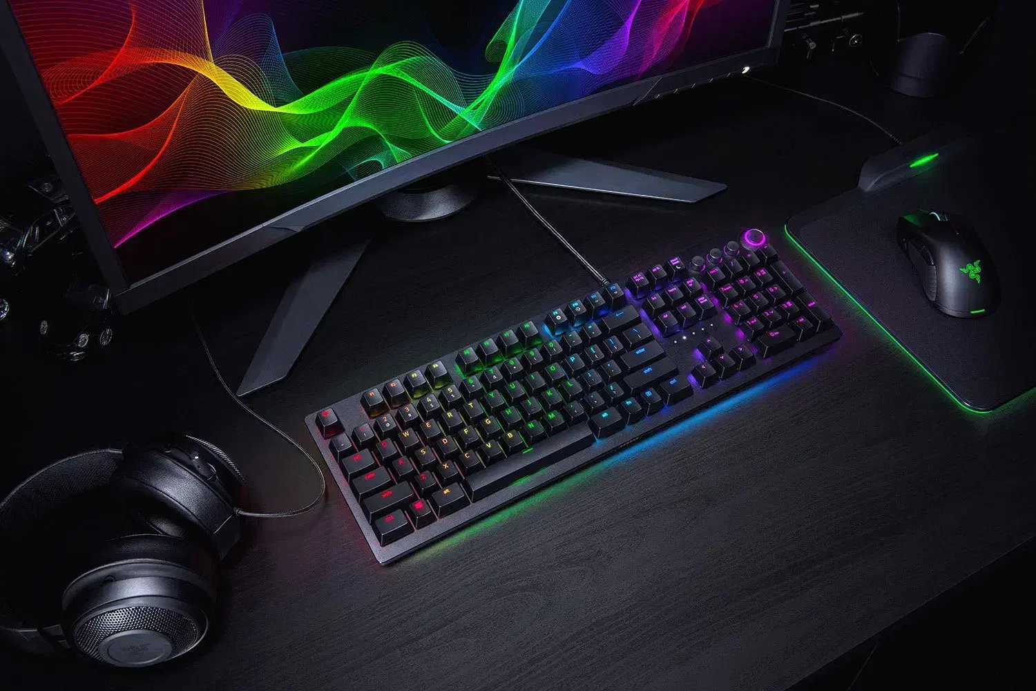 کیبورد گیمینگ ریزر razer|قطعات و لوازم جانبی رایانه|شیراز, ملاصدرا|دیوار