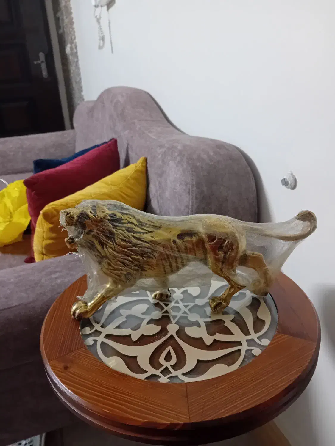 مجسمه برنز شیر نو نو استفاده نشده|مجسمه، تندیس، ماکت|ساوه, |دیوار