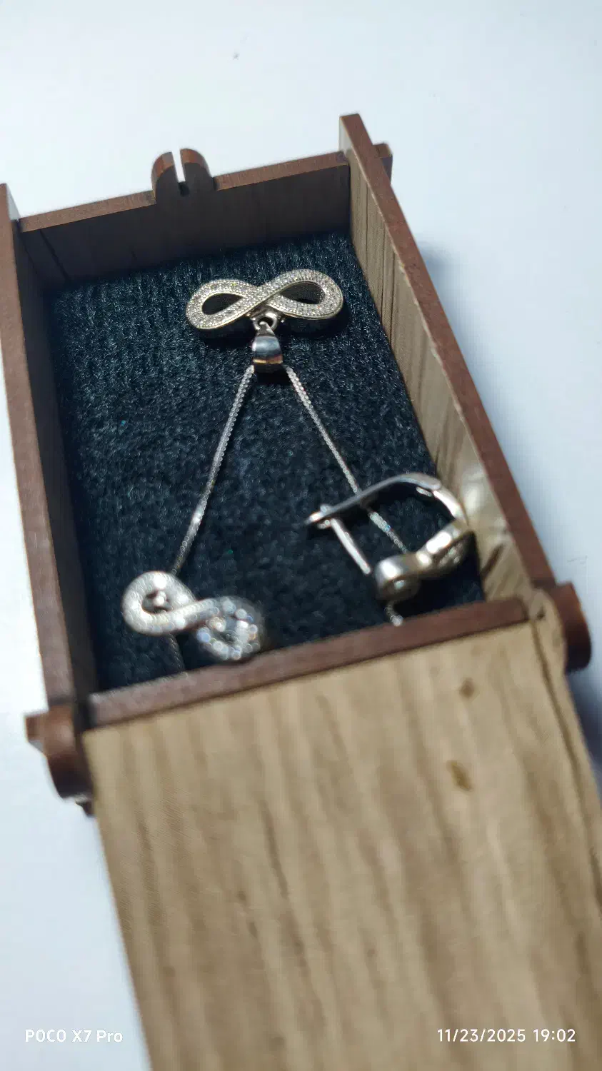 نیم ست نقره اصل|جواهرات|اردبیل, |دیوار