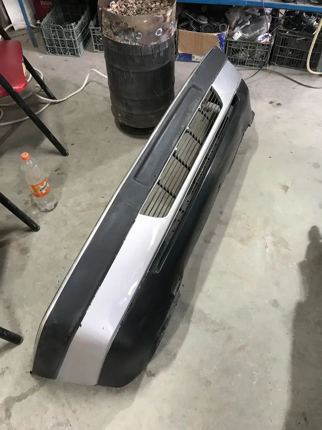 سپر جلو ۴۰۵نقره ای در حد پوسته )|قطعات یدکی و لوازم جانبی|همدان, |دیوار