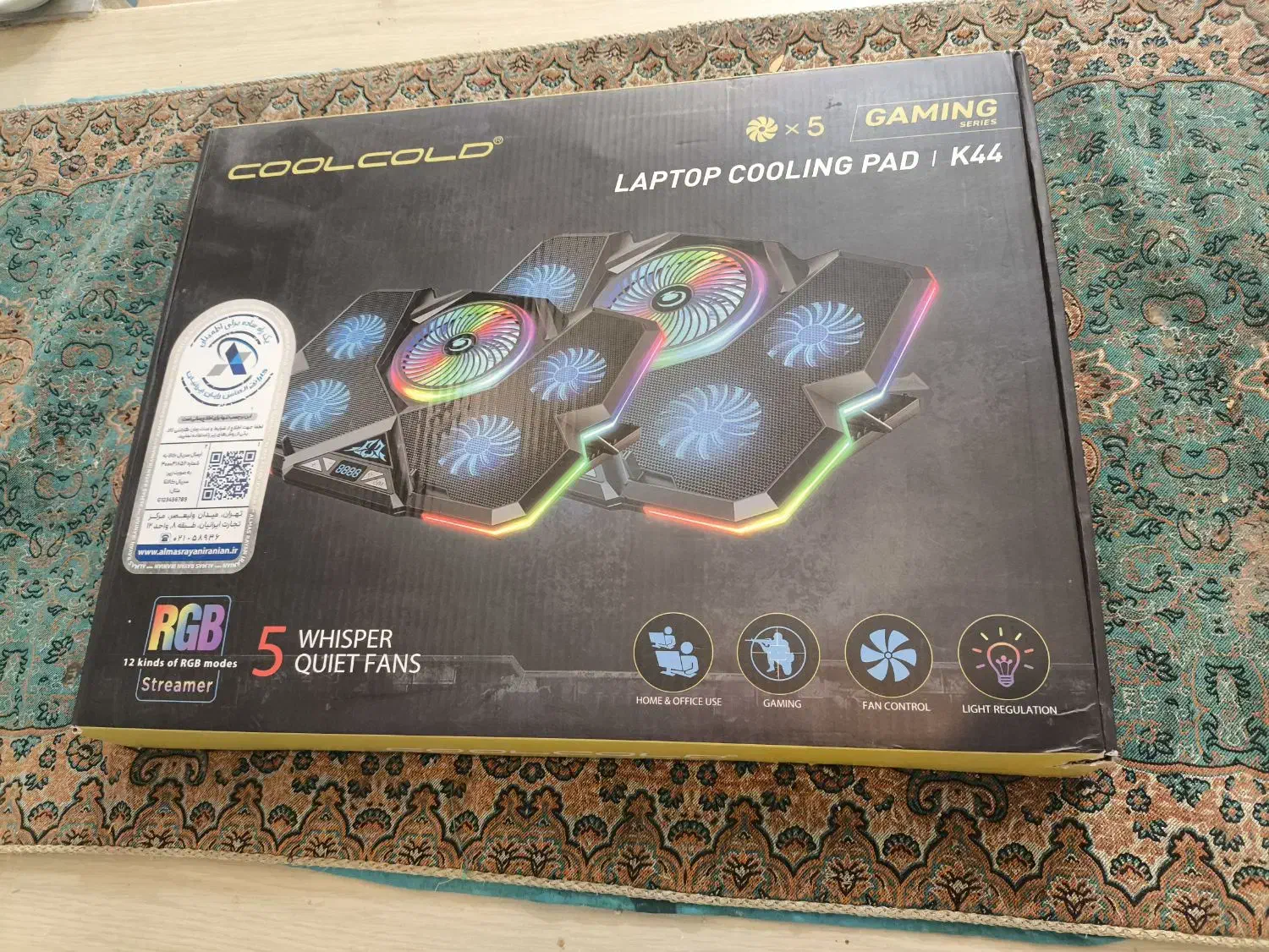 کول پد و خنک کننده لپتاپ گیمینگ|قطعات و لوازم جانبی رایانه|تهران, نیکنام|دیوار