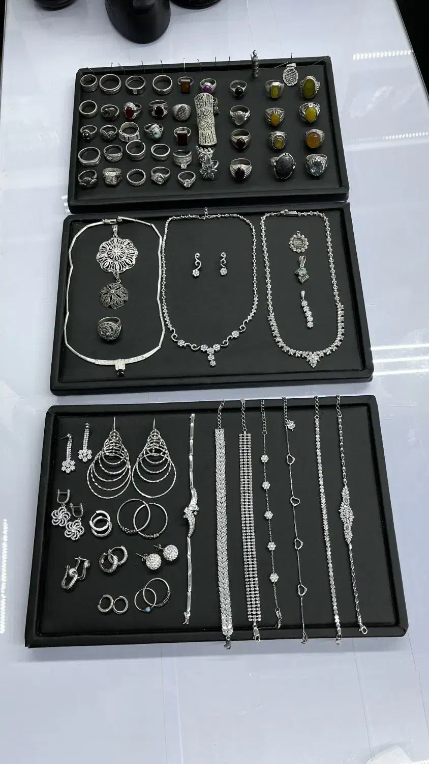 نقره دست دو و نقره کم اجرت|جواهرات|شیراز, معالی‌آباد|دیوار