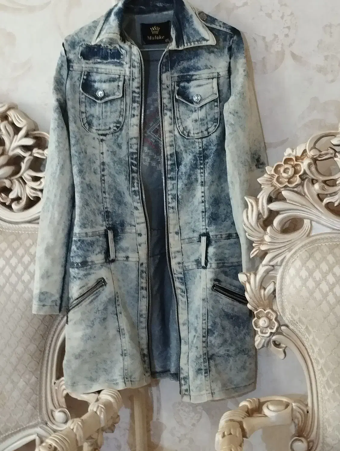 مانتو لی در حد نو دوبار پوشیدم زیر قیمت فوری|لباس|ری, فیروزآبادی|دیوار