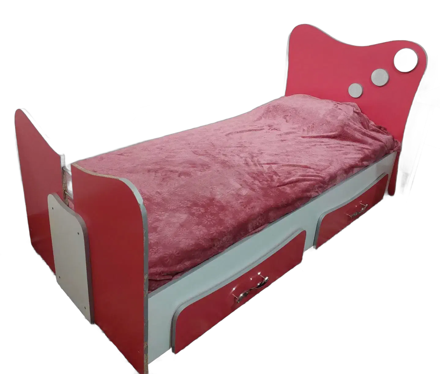 تخت خواب نوجوانی و کمد لباسی|تخت و سرویس خواب|زرند, |دیوار