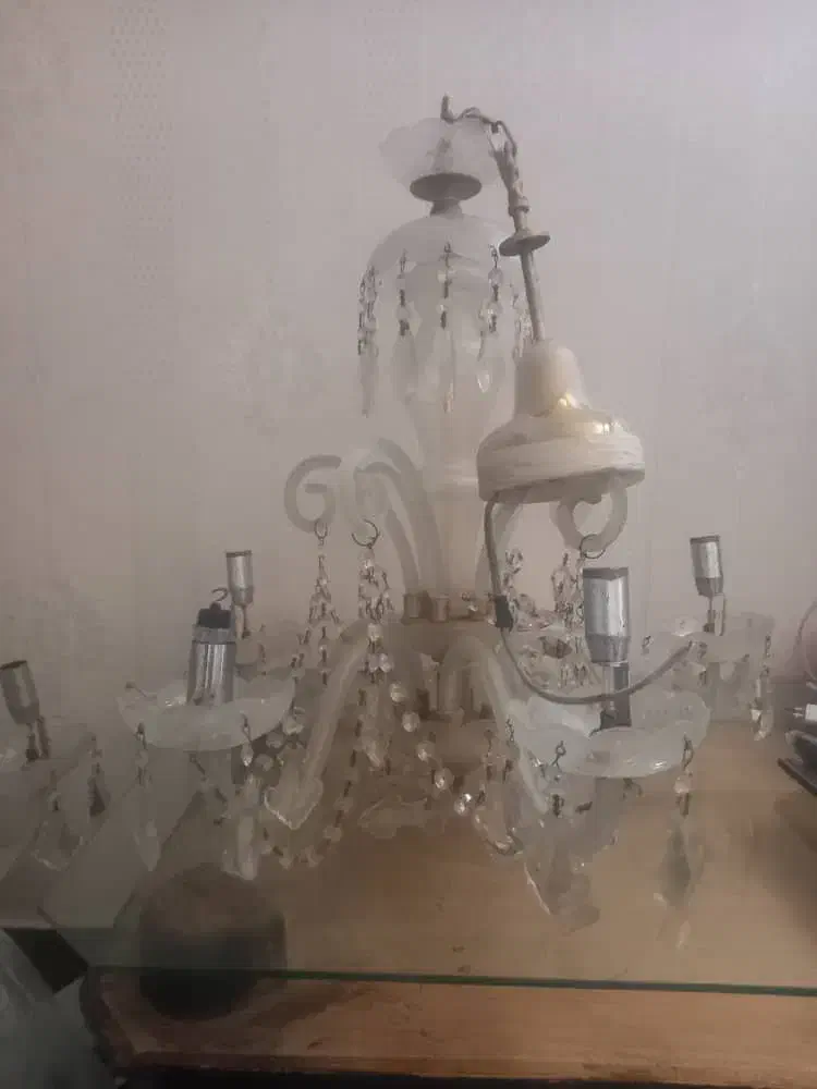 لوستر ۵ شاخه|لوستر و چراغ آویز|اهواز, معین زاده|دیوار