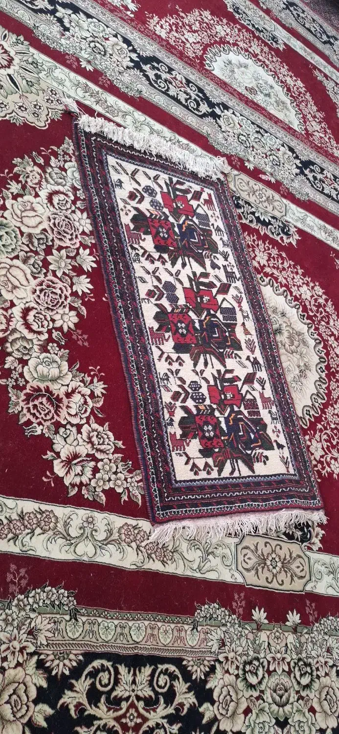 سفره و گلیم دست بافت|گلیم، جاجیم، گبه|بافت, |دیوار