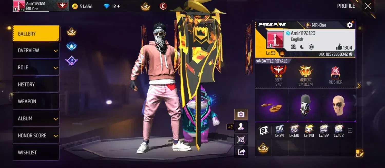 اکانت فیری فایر|کنسول، بازی ویدئویی و آنلاین|مهاجران, |دیوار