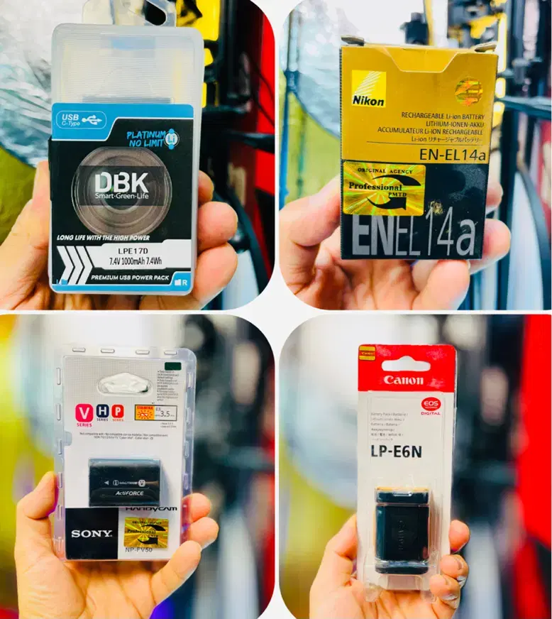 باطری دوربین دیجیتالSONY- NIKON - CANON- panasonic|دوربین عکاسی و فیلم‌برداری|تهران, بازار|دیوار