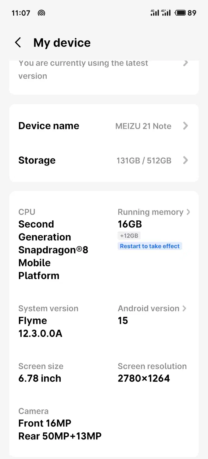 meizu 21 note|موبایل|تهران, میدان ولیعصر|دیوار