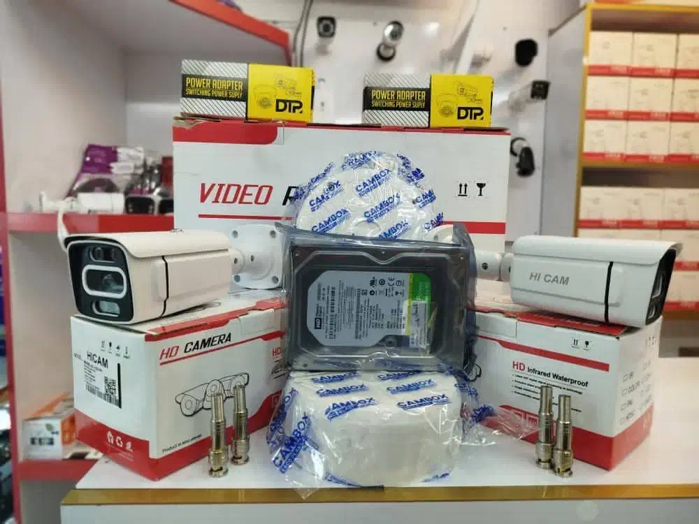 پک‌های یک‌تا چهار دوربین دید در شب رنگی|دوربین مداربسته|تبریز, |دیوار