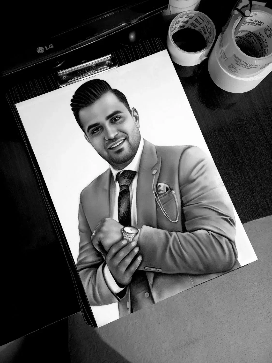 طراحی چهره سیاهقلم سفارش نقاشی چهره باتخفیف ویژه|تابلو، نقاشی، عکس|تهران, سازمان برنامه جنوبی|دیوار