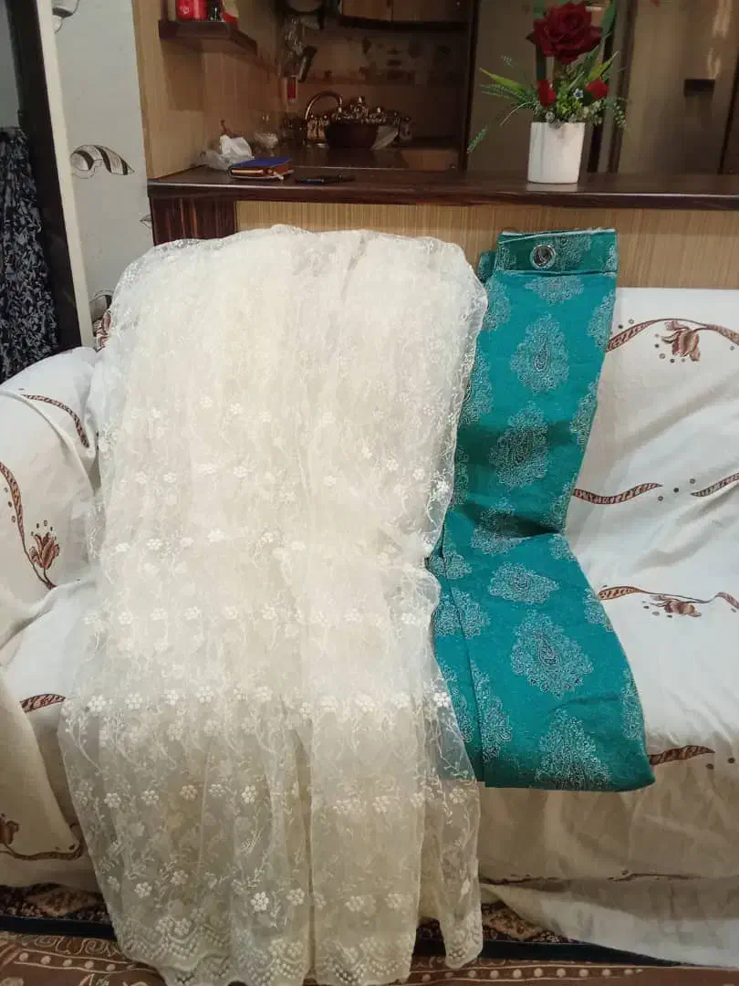 پرده خامه دوزی|پرده، رانر، رومیزی|کرج, گلشهر|دیوار